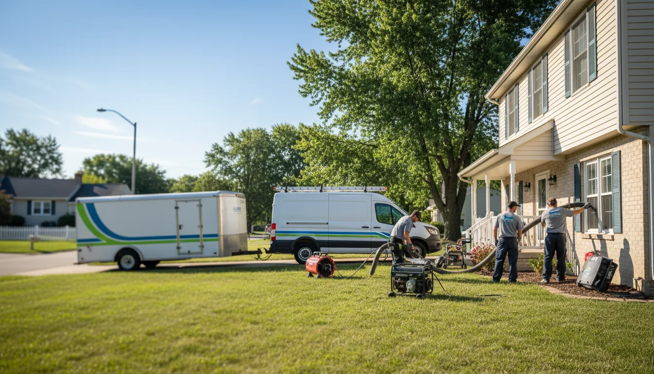 Flooded Basement Restoration And Cleanup With Repair in Prairie City, IA near me